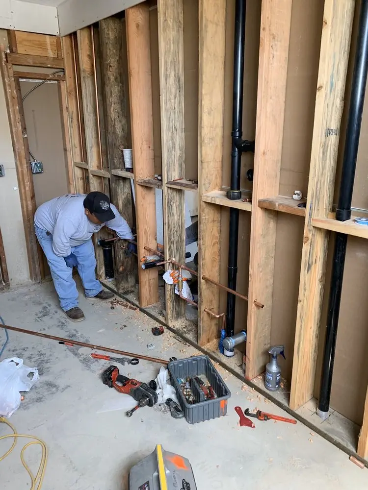 Commercial rough-in plumbing for Water Heater Replacement in Nowrytown